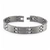 Image 2 : #34-TITANIUM STAPLE LINK (8.5") MEN'S BRACELET