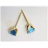Image 2 : #43-14KT YELLOW GOLD BLUE TOPAZ (0.73CT)