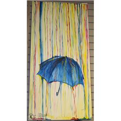 UMBRELLA PAINTING ON CANVAS