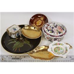 FLAT WITH ROYAL WINTON AND ROYAL ALBERT CHINA