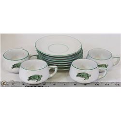 BASKET OF GERMAN COLLECTIBLE  "TURTLE" CUPS