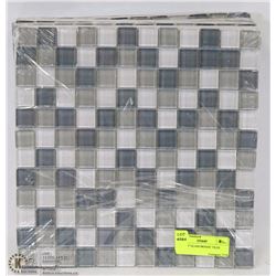 8-12"X12" GLASS MOSAIC TILES