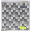 Image 1 : 8-12"X12" GLASS MOSAIC TILES