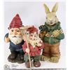 Image 1 : FLAT OF 3 GARDEN STATUES