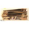 Image 1 : TOTE OF VINTAGE & ANTIQUE SAWS