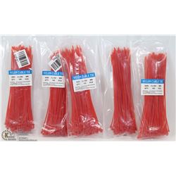 500PC NEW CABLE TIES 3 x 200mm