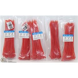 500PC NEW CABLE TIES 3 x 200mm