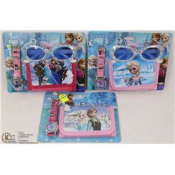 LOT OF 3 NEW DISNEY'S FROZEN KIDS FASHION SETS