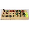 Image 1 : LOT WITH 21 ROUTER BITS IN WOOD HOLDER