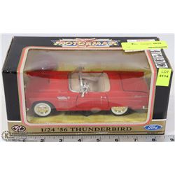 1956 FORD THUNDERBIRD DIE CAST BY MOTORMAX