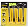 Image 1 : NEW 4 PACK OF 18" STANLEY QUICK POINT UTILITY