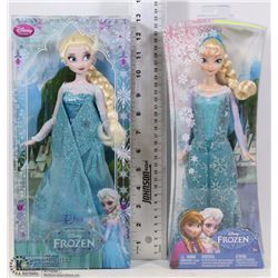 2 NEW DISNEY "FROZEN "   ELSA DOLLS IN