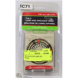 NEW PLUG-IN LAMP AND APPLIANCE TIMER