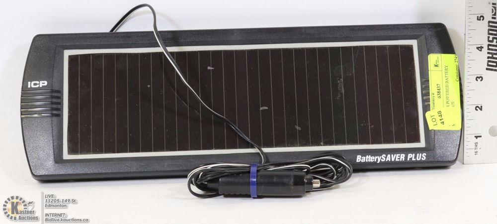 ICP SOLAR POWERED BATTERY SAVER PLUS