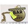 Image 1 : BAR IS OPEN-CLOSE SIGN