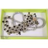 Image 1 : LOT OF FASHION "RHINESTONE" NECKLACE AND EARRING