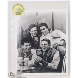 2 BLACK & WHITE PHOTOS - ONE OF BEATLES IN SAHARA