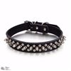 Image 1 : NEW SPIKED BLACK DOG COLLAR SIZE LARGE