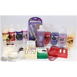 LOT OF NEW AVON BATH AND BEAUTY PRODUCTS WITH MORE