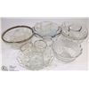 Image 1 : LOT OF ASSORTED GLASSWARE INCL DEPRESSION