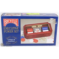 VINTAGE BICYCLE EXECUTIVE POKER SET