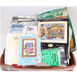 ESTATE FLAT OF CROSS STICH ITEMS