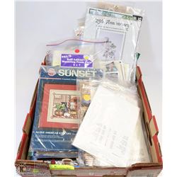 ESTATE FLAT OF CROSS STICH ITEMS