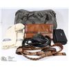 Image 1 : BOX W/ ASST PURSES, BAGS, AND BELTS