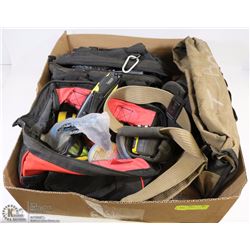 LARGE BOX W/KUNYS TOOL BELT, 2 TOOL