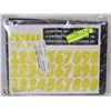 Image 1 : BAG W/23 NEW PACKS OF NUMBERS &