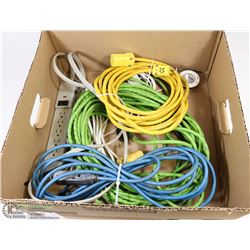 LARGE BOX W/EXTENSION CORDS INCL.