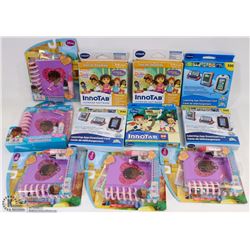 FLAT OF VTECH ITEMS AND DOC MCSTUFFINS BIG