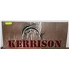 Image 1 : VINTAGE KERRISON FISH METAL ADVERTISING SIGN