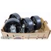 Image 1 : SET OF 4 HEAVY DUTY CASTOR WHEELS - 6" D X 2"