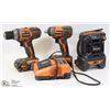 Image 1 : RIDGID 18V DRILL AND IMPACT WITH AM/FM WORK RADIO