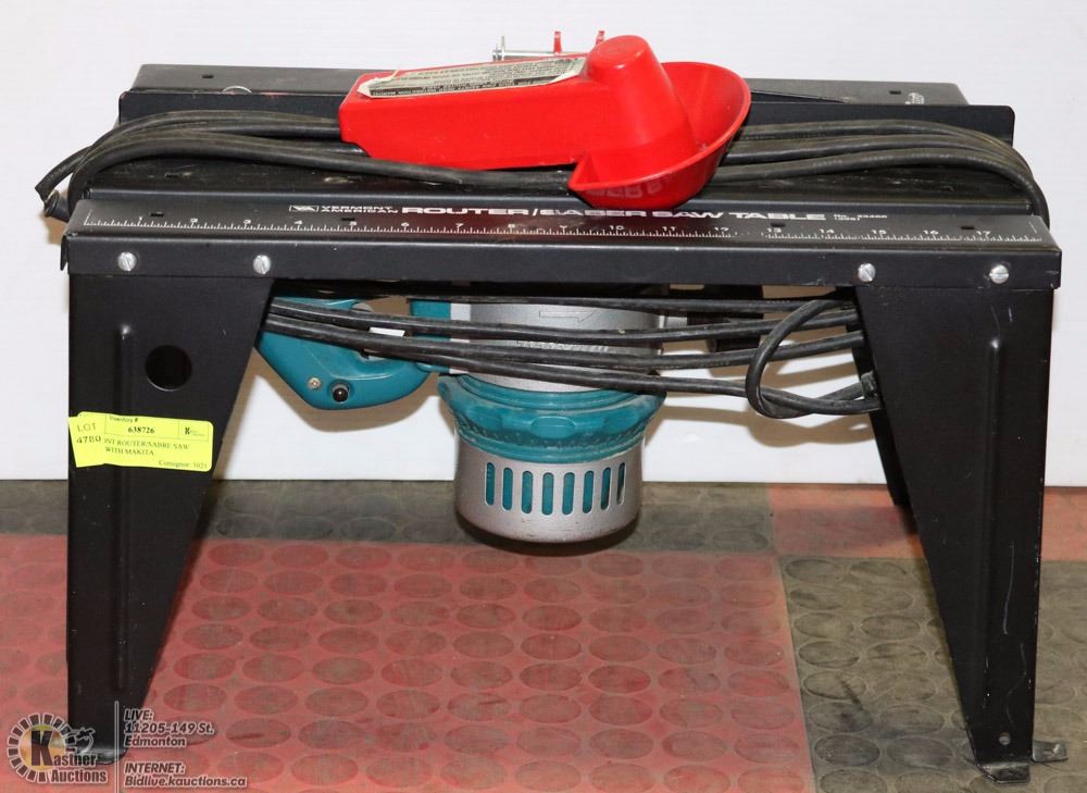 VERMONT ROUTER/SABRE SAW TABLE WITH MAKITA