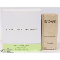 2 ALFRED SUNG + CALVIN KLEIN  EAU DE PARFUM SPRAYS
