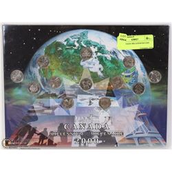 2000 CANADA MILLENNIUM COIN SET