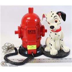 VINTAGE DISNEY 101 DALMATIONS BARKING TELEPHONE