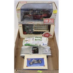 LOT OF 5 COLLECTABLE CARS +VEHICLES INCL 65 SHELBY