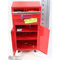 12" MINIATURE TOOL BOX W MINI TOOLS