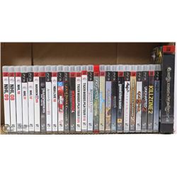 LOT OF 27  PS3 GAMES