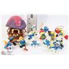 Image 1 : LOT OF 14 COLLECTABLE 1980'S SMURF FIGURINES AND