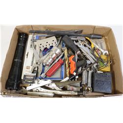 FLAT OF ASSORTED TOOLS
