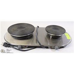 DELFINO 2 BURNER ELECTRIC HOT PLATE