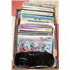 Image 1 : LOT OF 60 LP RECORDS + 65 45-RPM RECORDS