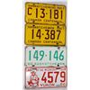 Image 1 : LOT OF 4-1960'S COLLECTOR LICENSE PLATES INCL 1966
