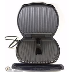 LARGE GEORGE FOREMAN HEALTHY COOKING GRILL WITH DRIP