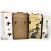 Image 1 : BOX WITH FOUR WINE CADDIES -