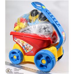MEGA BLOCKS FILL AND DUMP WAGON - FULL